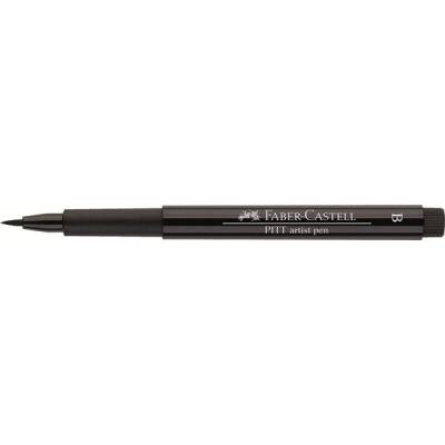 Faber Castell Pitt Artist Pen Çizim Kalemi Fırça Uçlu 199***Black (Siyah) - 1