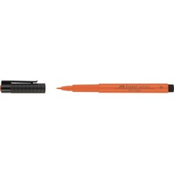 Faber Castell Pitt Artist Pen Çizim Kalemi Fırça Uçlu Neon*Orange (Fosforlu Turuncu) - 1