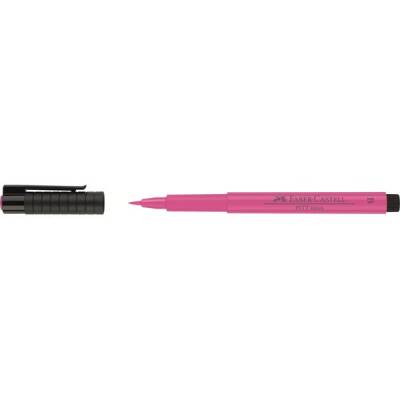 Faber Castell Pitt Artist Pen Çizim Kalemi Fırça Uçlu Neon*Pink (Fosforlu Pembe) - 1