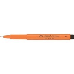 Faber Castell Pitt Artist Pen Çizim Kalemi S Uç 113***Orange Glaze (Turuncu) - 1