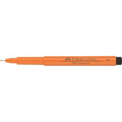 Faber Castell Pitt Artist Pen Çizim Kalemi S Uç 113***Orange Glaze (Turuncu) - 1