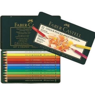 Faber Castell Polychromos Kuru Boya 12 Renk - 1