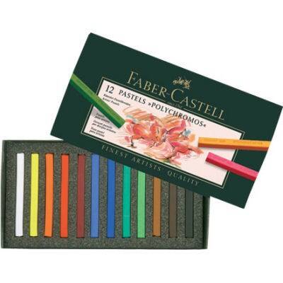 Faber Castell Polychromos Pastel Boya 12 Renk - 1