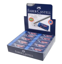 Faber Castell Sınav Silgisi Büyük Boy 20'li Kutu - 1