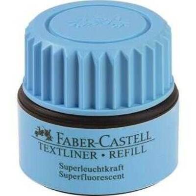 Faber Castell Textliner Refill Fosforlu Kalem Mürekkebi MAVİ - 1