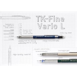 Faber Castell Tk-Fine Vario Lux Versatil Kalem 0.5 mm Indigo - 2