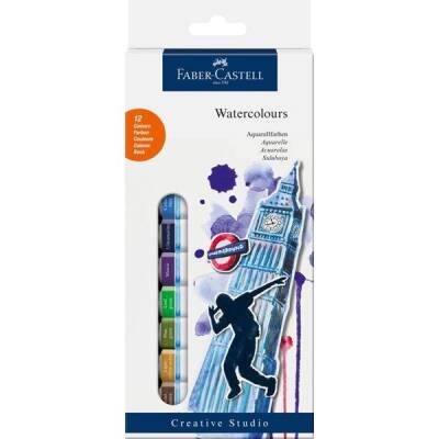 Faber Castell Watercolours Tüp Sulu Boya 12 Renk x 12 ml. - 1