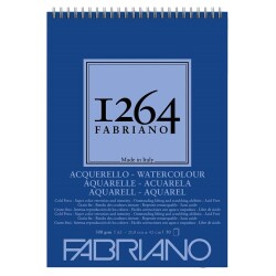 Fabriano 1264 Watercolour Suluboya Defteri 300 gr A3 30 yp Üstten Spiralli - 1