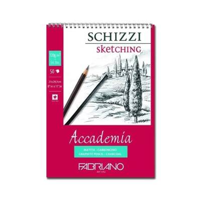 Fabriano Accademia Doğal Grenli Eskiz Defteri 120 gr 50 yp A4 - 1