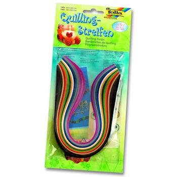 Folia Quilling Strips (Kağıt Kıvırma Şeritleri) 280 Adet - 1