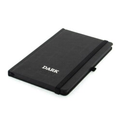 Gıpta Dark İp Dikişli Deri Kapak Siyah Sayfalı Defter 13x21 cm 64 yp - 1