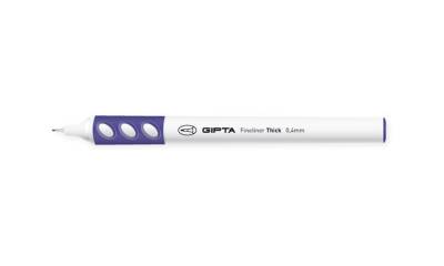 Gıpta Fineliner Thick 0.4 mm Yuvarlak Gövde Kalem MOR - 1