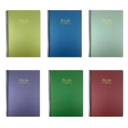 Gıpta Metal Notes Spiralli PP Kapak Defter 17x24 cm 100 yp Çizgili - 2