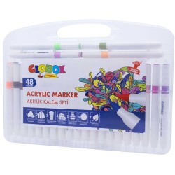 Globox Akrilik Marker Kalem Seti 48 Renk - 1