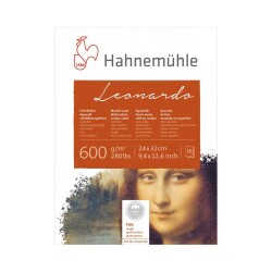 Hahnemühle Leonardo Rough Suluboya Blok 24x32 cm. 600 gr. 10 yp. - 1