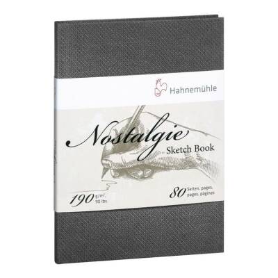 Hahnemühle Nostalgie Sketcbook Sert Kapak Portre A4 190 gr. 40 yp. - 1