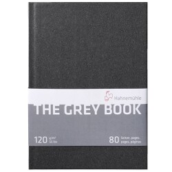 Hahnemühle The Grey Book Sert Kapak Defter 120 gr. A4 - 1