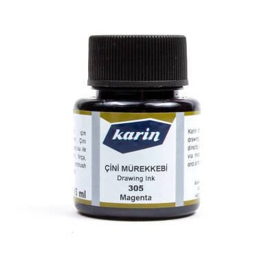 Karin Çini Mürekkebi 305 Magenta 45 ml - 1