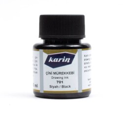 Karin Çini Mürekkebi 701 Siyah 45 ml - 1