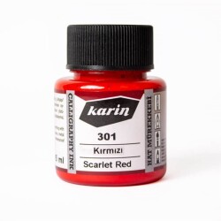 Karin Hat Mürekkebi 301 Kırmızı 45 ml - 1