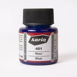 Karin Hat Mürekkebi 401 Mavi 45 ml - 1