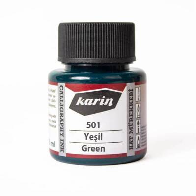 Karin Hat Mürekkebi 501 Yeşil 45 ml - 1