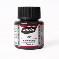 Karin Hat Mürekkebi 601 Kahverengi 45 ml - 1