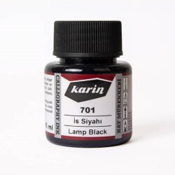 Karin Hat Mürekkebi 701 İs Siyah 45 ml - 1