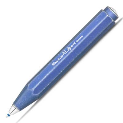 Kaweco AL Sport Tükenmez Kalem Stonewahed Mavi 10000730 - 1