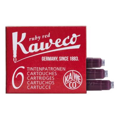 Kaweco Kartuş Mürekkep 6'lı Kutu KIRMIZI 10000008 - 1