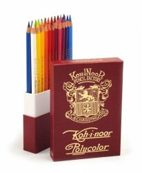 Koh-i Noor Polycolor Artist Kuru Boya Kalemi 24 Renk RETRO Özel Kutu - 1