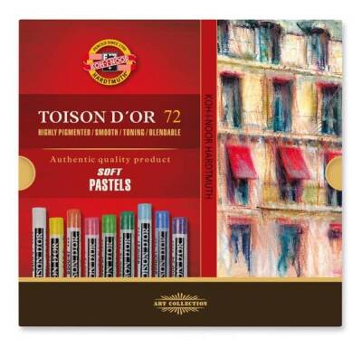 Koh-i Noor Toison D'or Soft Pastel Boya 72 Renk - 1