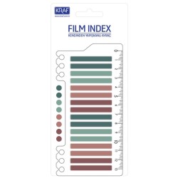 Kraf Index Film (PP) 16x20 yp 6x45 mm Cetvelli Morandi Color 16645-2 - 1