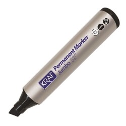 Kraf Jumbo Permanent Marker 10 mm SİYAH 10'lu Kutu - 1