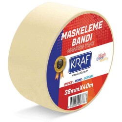 Kraf Maskeleme Bandı 38 mm x 40 mt. - 1