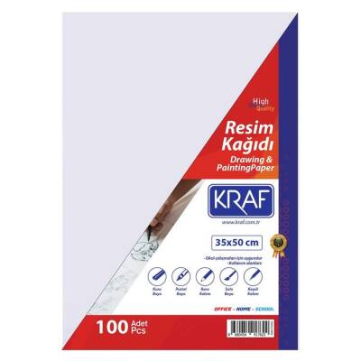 Kraf Resim Kağıdı 35x50 cm 100'lü Paket - 1