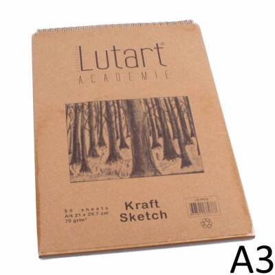 Lutart Kraft Sketch Blok 70 gr. 50 Sayfa A3 - 1