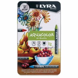 Lyra Aquacolor Sulandırılabilir Pastel Boya 12 Renk - 1