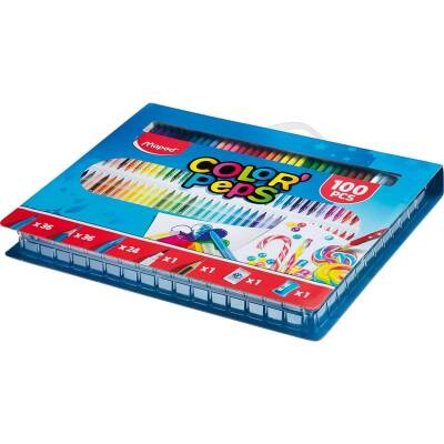 Maped Color'Peps Boyama Seti 100 Parça Taşıma Çantalı 907003 - 3