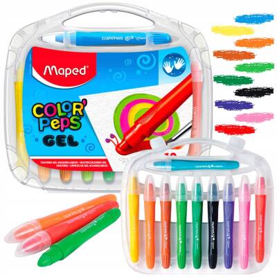 Maped Color'Peps Gel Aquarel Jel Mum Boya 10'lu 836310 - 1