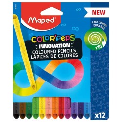 Maped Color'Peps Infinity Bitmeyen Boya Kalemi 12 Renk 861600 - 1