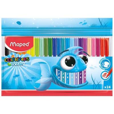 Maped Color'Peps Ocean Yıkanabilir Keçeli Kalem 24'lü 845722 - 1