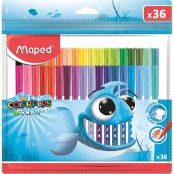 Maped Color'Peps Ocean Yıkanabilir Keçeli Kalem 36'lı 845725 - 1