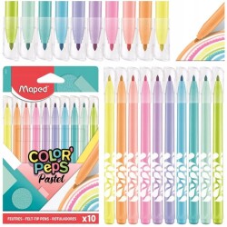 Maped Color'Peps Pastel Renk Keçeli Kalem 10'lu 845469 - 2