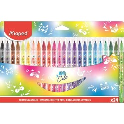 Maped Mini Cute Yıkanabilir Keçeli Kalem 24'lü 845406 - 1