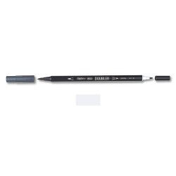 Marvy 1800 Doubler Çift Uçlu Brush Pen 37 LIGHT COOL GREY - 1