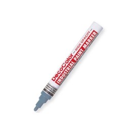 Marvy 728 DecoColor Industrial Paint Marker Silver - 1