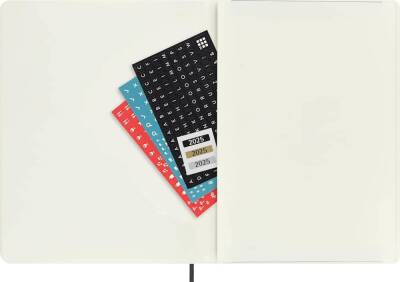 Moleskine 12 Ay Haftalık Ajanda XL Boy 19x25 Yumuşak Kapak Siyah - 3