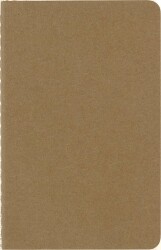 Moleskine Chaier 3'lü Günlük Defter Çizgili Cep Boy 9x14 cm 64 Sayfa Kraft - 7