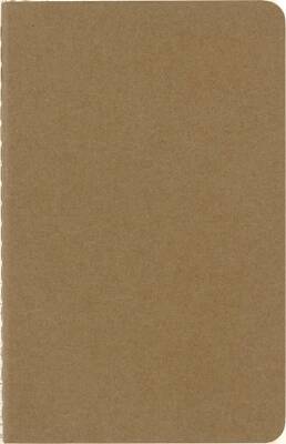 Moleskine Chaier 3'lü Günlük Defter Çizgili Cep Boy 9x14 cm 64 Sayfa Kraft - 7